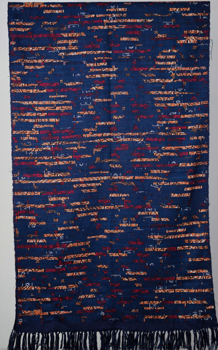 Navy Blue Ankara Unbeaten - Image 2