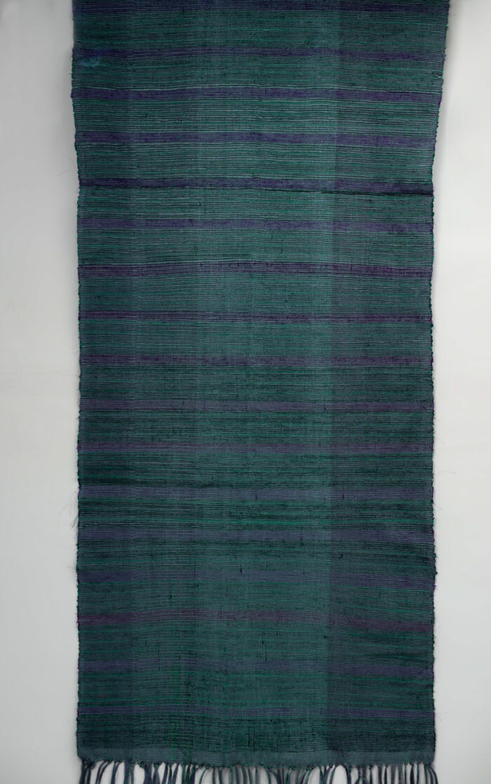 Green & Purple Scrap Interlock Fabric - Image 2