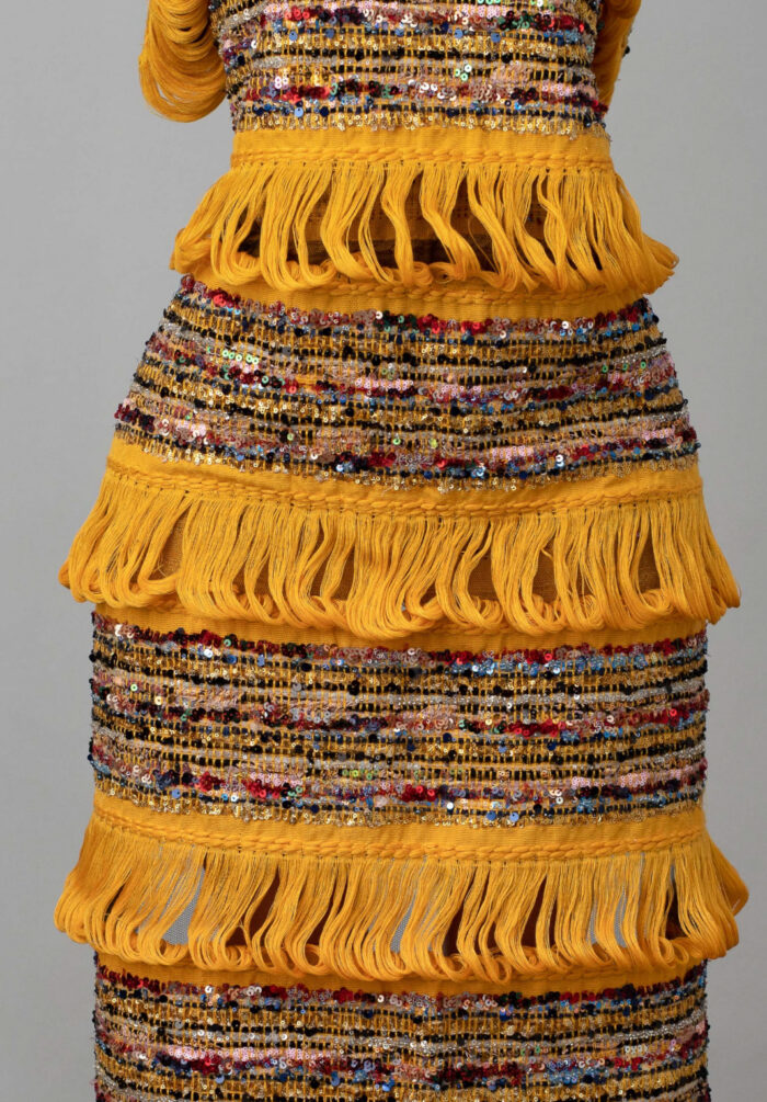 Yellow Gold Blings and Bubble Tassel - Image 5