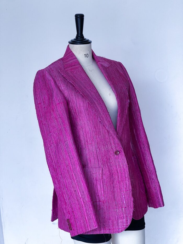 Hot Pink Diakwu Cloth Jacket
