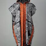 Kimono Embellished with Orange Mix Diakwu