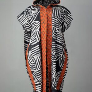 Kimono Embellished with Orange Mix Diakwu